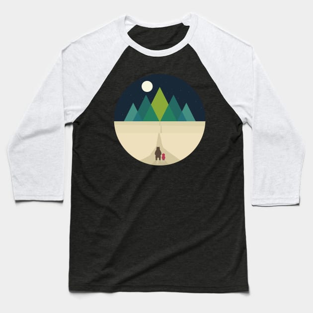 Long Journey Baseball T-Shirt by AndyWestface